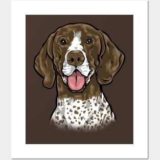 German Short haired Pointer Dog Posters and Art